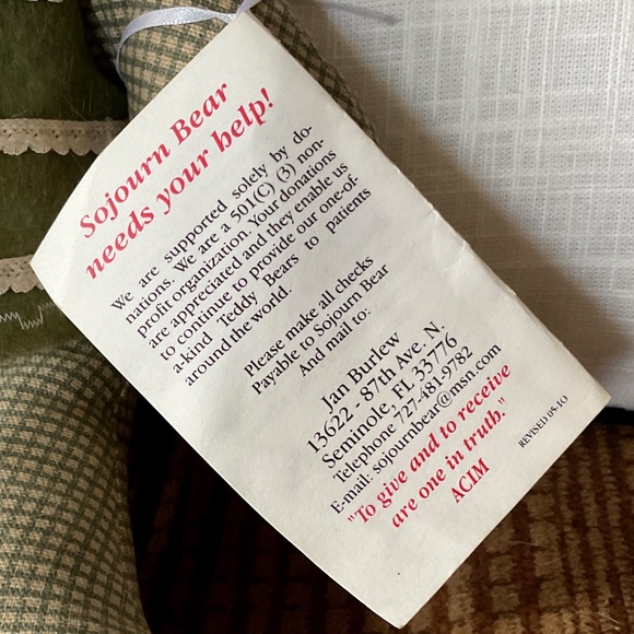 Cute Vintage Teddy Bear - Sojourn Bear - Picture 7 of 7